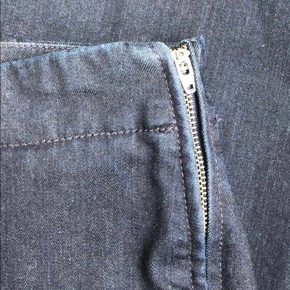 Talbots slim ankle side zip denim pant - Picture 4 of 9